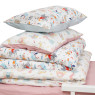 Bed 4 EL Twins Princess one and a half, powder