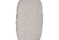 Sheet on an elastic band Twins 75x35 in a stroller muslin beige
