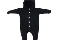 Romper Twins knitted insulated 74r, black