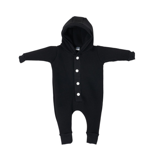Romper Twins knitted warmed 68r, black