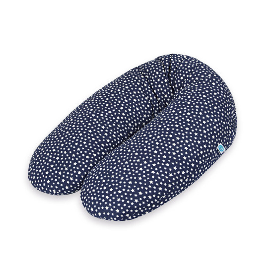 Подушка для вагітних Ceba Physio Multi джерсі W-741-700-668, Navy Stars, синій