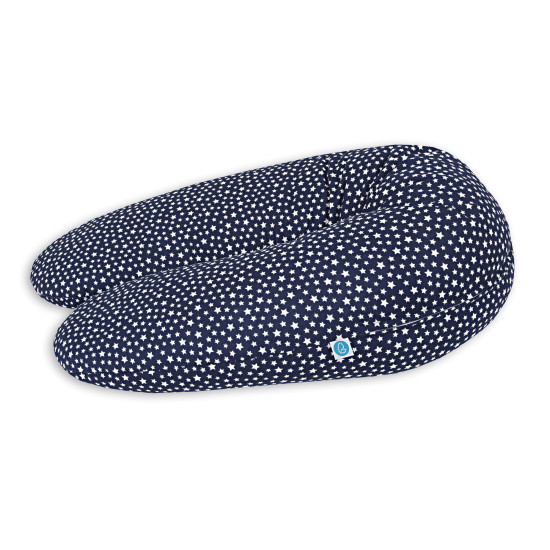 Подушка для вагітних Ceba Physio Multi джерсі W-741-700-668, Navy Stars, синій