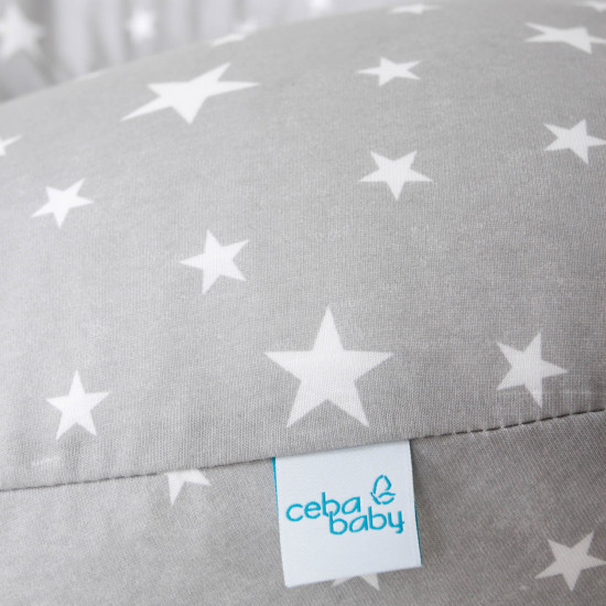 Подушка для вагітних Ceba Physio Multi джерсі W-741-700-635, Milky Way, сірий
