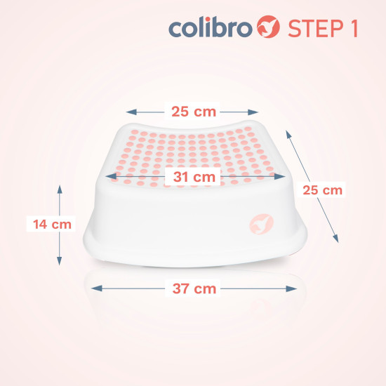 Подножка Colibro Step 1, pink, розовый