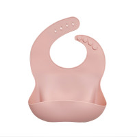 Нагрудник силіконовий Twins Bib TB-03-08, rose, рожевий