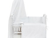 Постельный комплект в детскую кровать 7 эл Twins Romantic Vintage Baby белый