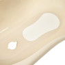 Children's bathtub Maltex Zebra 100 cm with drain and anti-slip mat beige