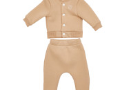 Children's suit Twins knitted insulated (bomber jacket, pants) beige 68
