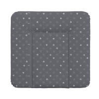 Пеленальный матрас Cebababy 75x72 Basic line W-144-066-265, Звездочка графит