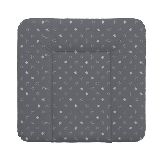 Пеленальный матрас Cebababy 75x72 Basic line W-144-066-265, Звездочка графит