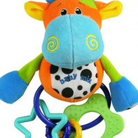 Плюшевая погремушка Baby Mix TE-9687-N-16 Жираф TE-9687-N-16 Жирафки, мультиколир