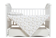 Сменная постель 3 эл Twins Comfort line Единорог серый/желтый