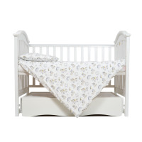 Сменная постель 3 эл Twins Comfort line Единорог серый/желтый