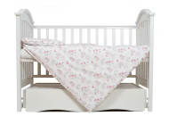 Змінна постіль 3 ел Twins Comfort line Єдиноріг рожевий