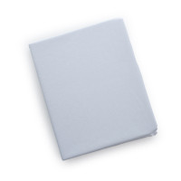 Простыня на резинке Twins 120x60 для овальной кровати 6030-01, white, белая