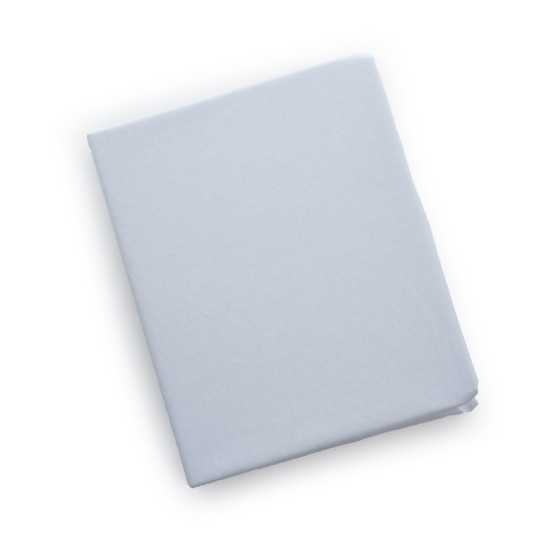 Простыня на резинке Twins 120x60 для овальной кровати 6030-01, white, белая