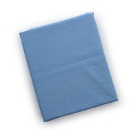 Простыня на резинке Twins 120x60 для овальной кровати 6030-04, blue, голубая