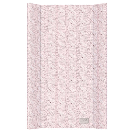 Повивальна дошка Cebababy 50x80 Pastel Collection Cable stitch W-210-100-549, pink, рожевий