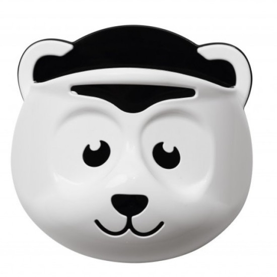 Корзина для игрушек Maltex Panda белый/черный
