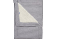 Children's blanket Twins Pastel nude insulated 100x100 light grey