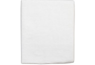 Простынь на резинке на детский матрас Twins 120x60 Soft Organic (фланель премиум) белый
