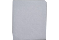 Простынь на резинке на детский матрас Twins 120x60 Soft Organic (фланель премиум) серый
