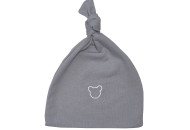 Шапочка Twins трикотаж Мишка 0-3 мес (на узелок) W125-TNВ-10, grey, серый