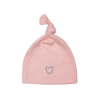 Шапочка Twins трикотаж Мишка 0-3 мес (на узелок) W125-TNВ-08, pink, розовый