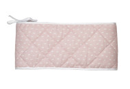 Бампер Twins Premium стеганый 240 см Горошки 2010-BTC240-08, pink, розовый
