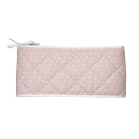 Бампер Twins Premium стеганый 240 см Горошки 2010-BTC240-08, pink, розовый