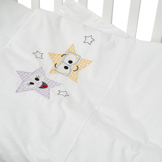 Сменная постель 3 эл Twins Eco Stars белый