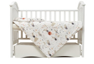 Changeable bedding 3 el Twins Comfort Soft (flannel) Rabbits beige light