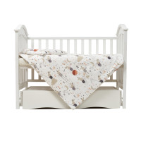 Сменная постель 3 эл Twins Comfort Soft (фланель) Rabbits беж светлый