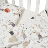 Changeable bedding 3 el Twins Comfort Soft (flannel) Rabbits beige light