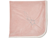 Plaid Twins velor Double soft 90x90 powder pink