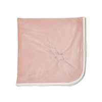 Plaid Twins velor Double soft 90x90 powder pink