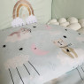 Постельный комплект в детскую кровать 7 эл Twins Fluffy Puffy мятный