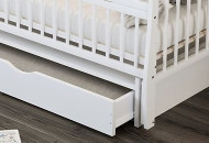 Drawer with hinges Dubyk-M, white