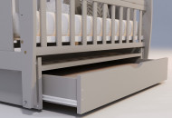 Drawer with hinges Dubyk-M, ivory, light beige