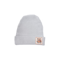 Шапочка Twins Ego велюр с вышивкой (0-3 мес), grey