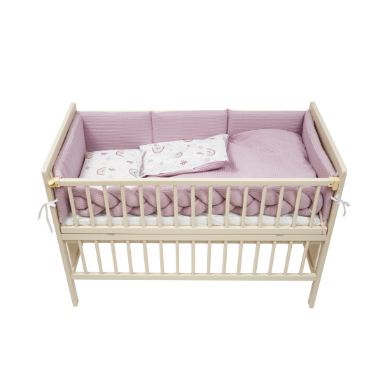 Постельный комплект 6 эл Twins Waffle, lila, фиолетовый