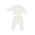 Children's suit Twins knitted insulated Ukraine (bomber jacket, pants) beige 80s