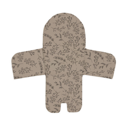 Ikea chair cover, Flowers, beige