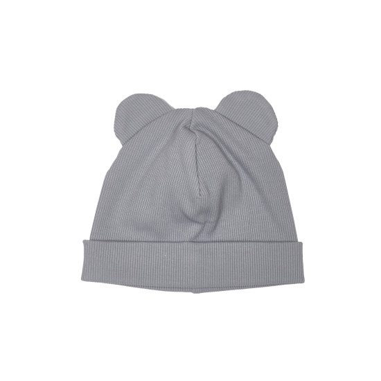 Шапочка Twins Ego с ушками (6-12 мес), grey, серый