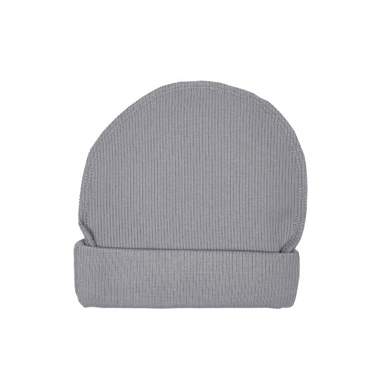 Twins cap for newborns Ego (0-6 months), grey