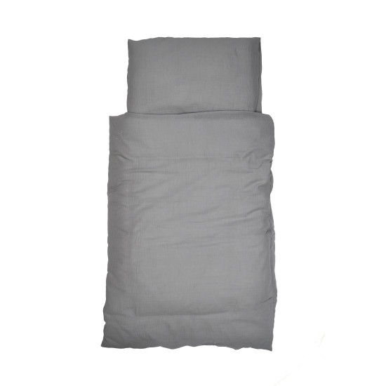 Changing bed 3 el Twins Muslin grey