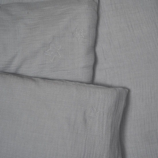 Changing bed 3 el Twins Muslin grey