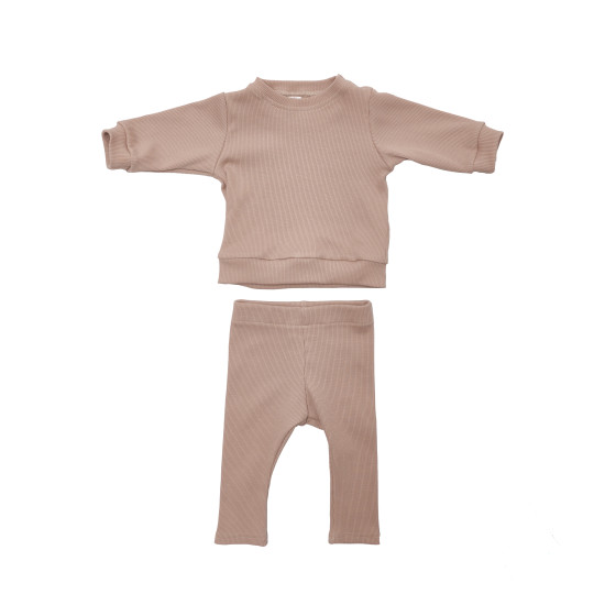 Детский лонгслив Twins Ego 68р mocca бежевый темный