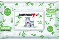 Серветки вологі Bamboolove з алое ( 60 шт )