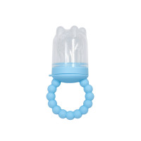 Ниблер силиконовый Twins Горошинки, light blue, голубой